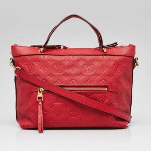 Louis Vuitton Cerise Monogram Empreinte Leather Bastille PM Bag